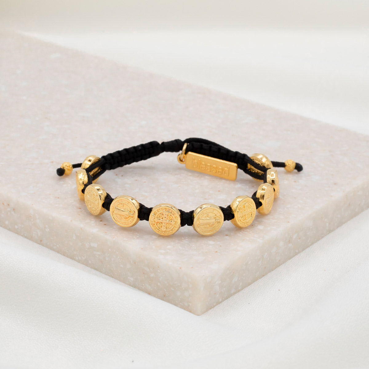 Benedictine Blessing Bracelet Black/Gold