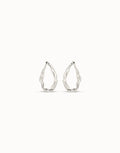 Large Hoop Earrings - Silver