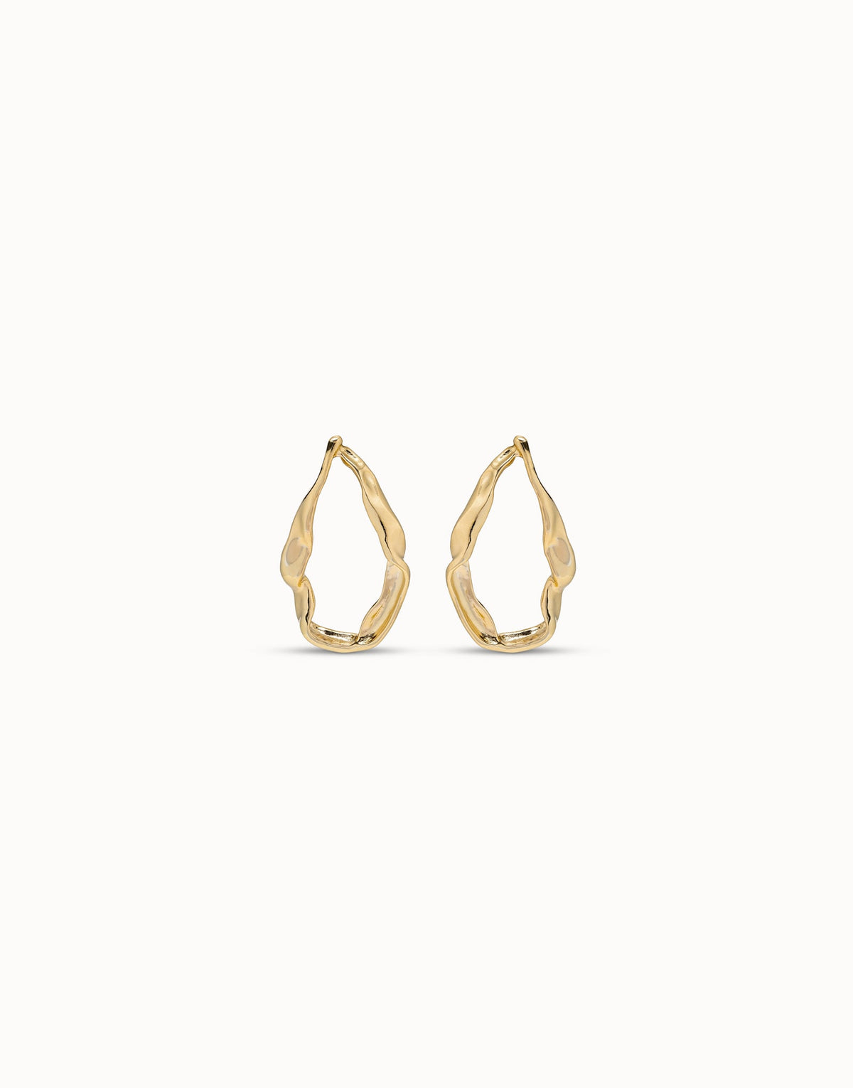 Large Hoop Earrings - Gold