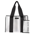 Silver Chrome Jelly Tote