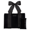 Midnight Black Bow Jelly Tote
